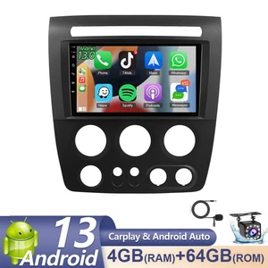 For Hummer H3 2005-2010 Apple Carplay Car Stereo Android 13 GPS FM Radio Navi BT - Picture 1 of 20