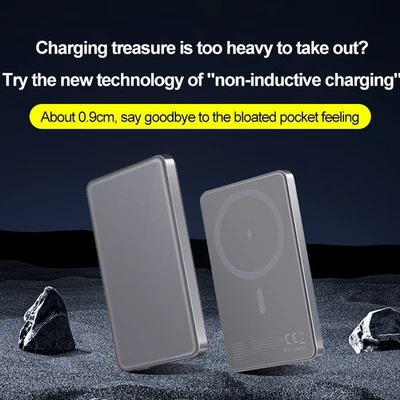 Magsafe Power Bank Ultra-Slim Wireless Portable Charger Wireless 15w Fast Charge - Image 1 of 4