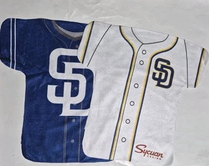 2x San Diego Padres MLB 2016 SGA Rally Toallas Marrón Blanco Promo Camiseta Forma - Imagen 1 de 4