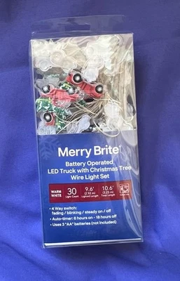 Truck with Tree Indoor LED Wire Christmas Lights New - Image 1 of 2