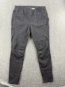 Carhartt Women’s Black Pants L 12/14 Tall Fitted Utility Stretch Workwear - Picture 1 of 10