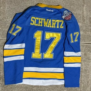 Jaden Schwartz St Louis Blues 2017 NHL Winter Classic Hockey Reebok Jersey Small - Picture 1 of 6