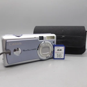 Canon Digital Camera PowerShot A400 3.2MP Gold Tested - Picture 1 of 1
