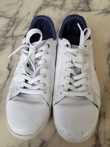 Herren Lacoste Carnaby Pro Leder Turnschuhe 7-37SMA0013407 Größe 8,5 Weiß - Bild 1 von 9