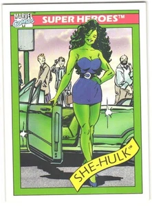 1990 Impel Marvel Universe She-Hulk #39 - Picture 1 of 2