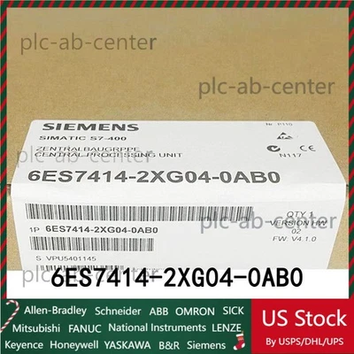 New Siemens SIMATIC S7-400 CPU 414-2 6ES7414-2XG04-0AB0 6ES7 414-2XG04-0AB0 - Image 1 of 4