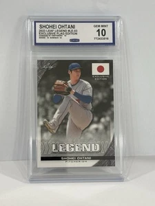 2023 LEAF LEGEND EXLUSIVE FLAG EDITION SHOHEI OHTANI # LE-03 CCG GEM MT10🔥🔥 - Picture 1 of 2