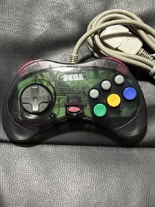 Clear Black Controller Cool Pad HSS-0101 for Sega Saturn - Picture 1 of 9
