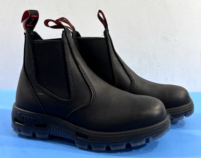 NEW 3 US MEN'S REDBACK BOBCAT UBBK SOFT TOE BOOTS BLACK OIL KIP - Image 1 of 4