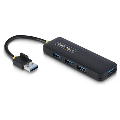Startech.Com Hub USB 3.0 Black 4 porte H5A4A USB HUB - Immagine 1 di 4