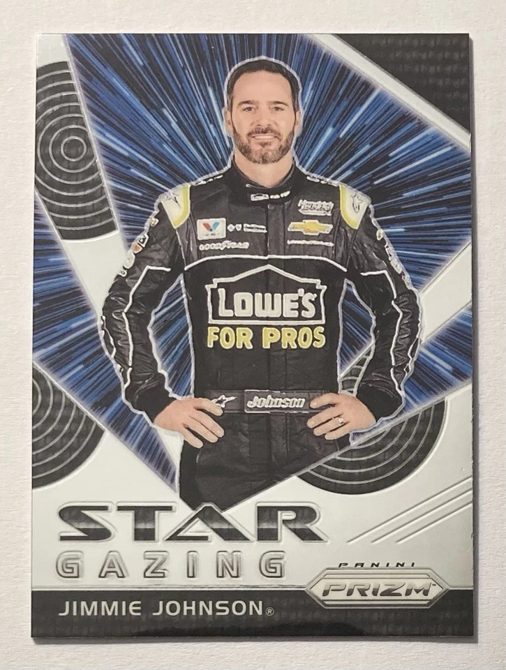 2018 Panini Prizm Nascar Racing Jimmie Johnson Star Gazing Card #65 - Image 1 of 1