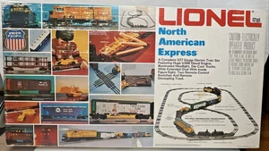 VINTAGE LIONEL NORTH AMERICAN EXPRESS (1975) # 02105 ZUG-SET NUR LEERKARTON - Bild 1 von 15