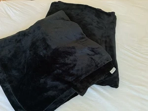 MONT CHALET*QVC* 4 tlg. Doppelbett Bettwäsche*Chinchilla Optik*schwarz 200x135 - Bild 1 von 10