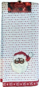 St Nick "Ho Ho Ho" Santa Weihnachten Handtuch, Neu mit Etikett - Bild 1 von 1