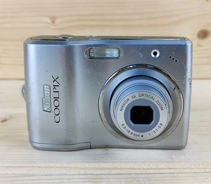 Nikon CoolPix L14 7.1MP Digital Camera Silver (Tested & Working) Used - Picture 1 of 16