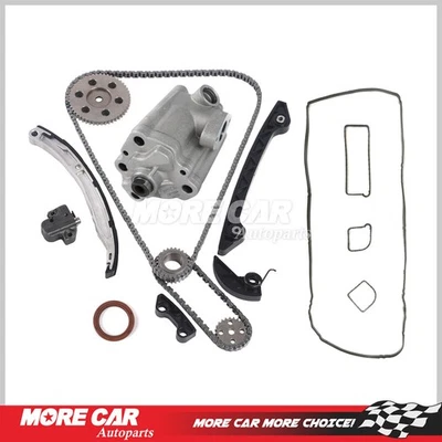 Timing Chain Kit Oil Pump Valve Cover Gasket for 03-06 Mazda 3 Mazda 6 2.3L DOHC - Image 1 of 4