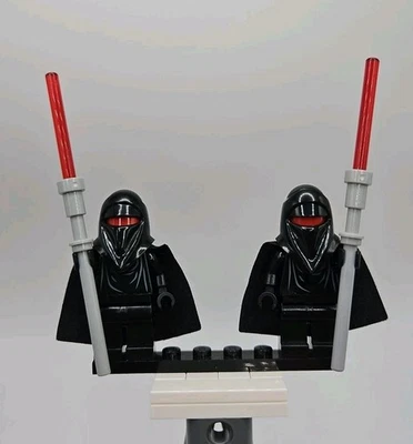 LEGO Star Wars Imperial Shadow Guard Minifigure X2 sw0604 75079 Black Cape mf33 - Image 1 of 2