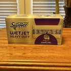 Swiffer WetJet Heavy Duty Wet Refill Sheets 12 Pack Scrubby Strip
