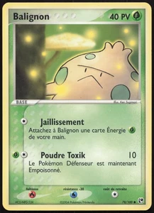 Carte Pokémon Balignon 78/100   Tempête de sable Français - Picture 1 of 2