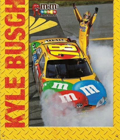 KYLE BUSCH 2011 M&M'S #18 SPRINT CUP POSTCARD Cover