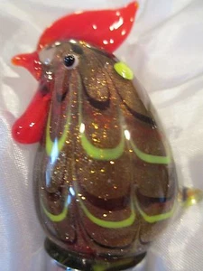 MURANO GLAS ~ HAHN BRAUN ~ WEINSTOPFEN - Bild 1 von 3