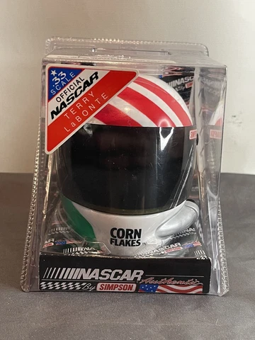 Terry Labonte NASCAR Simpson Authentic .33 Scale Replica Race Helmet NEW Cover