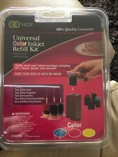 NCR Universal COLOR Ink Jet Refill Kit ~ Blue ~Pink ~Yellow ~refills Most INKJET