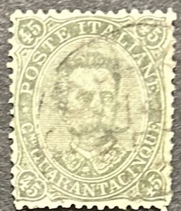 Italy: 1889 SC # 54 Used, Cat $8.50 Lot #09-10116 - Picture 1 of 2