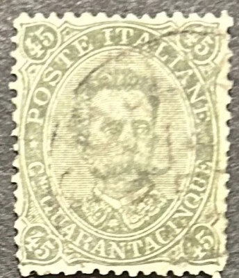Italy: 1889 SC # 54 Used, Cat $8.50 Lot #09-10116 - Image 1 of 2