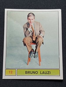figurina Panini Cantanti anno 1969 REC numero 12 BRUNO LAUZI