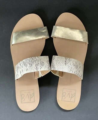 Dolce Vita DV8 Women’s Gold Snake Print Sandals Size 8 Stitch Fix - Image 1 of 4