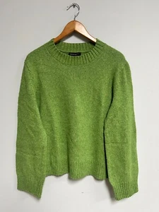 Banana Republic Baumwollmischung Glockenärmel Pullover Sommer Grasgrün Größe L - Bild 1 von 8