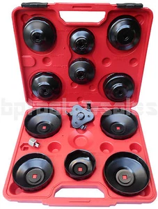 13pc Oil Filter Cap Wrench Cap Type 3 Jaws Oil Filter Remover Installer Tool Set - Picture 1 of 1