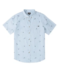 Billabong Men's Sundays ABYWT00112 Short Sleeve Woven Shirt, Blue , Sz XL - Picture 1 of 2
