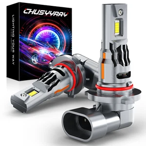 2-Sides 9005 HB3 LED Headlight Super Bright Bulbs Kit High/Low Beam White 6000K - Picture 1 of 12