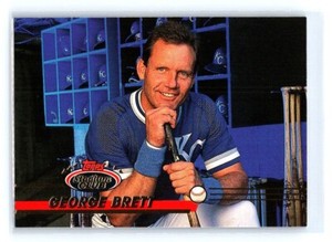 1993 Topps Stadium Club George Brett Kansas City Royals #424