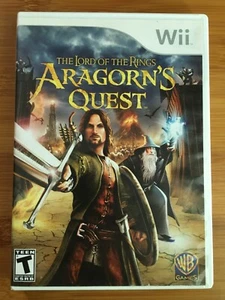 Lord of the Rings: Aragorn's Quest (Nintendo Wii, 2010) CIB Complete w/ Manual - Picture 1 of 9