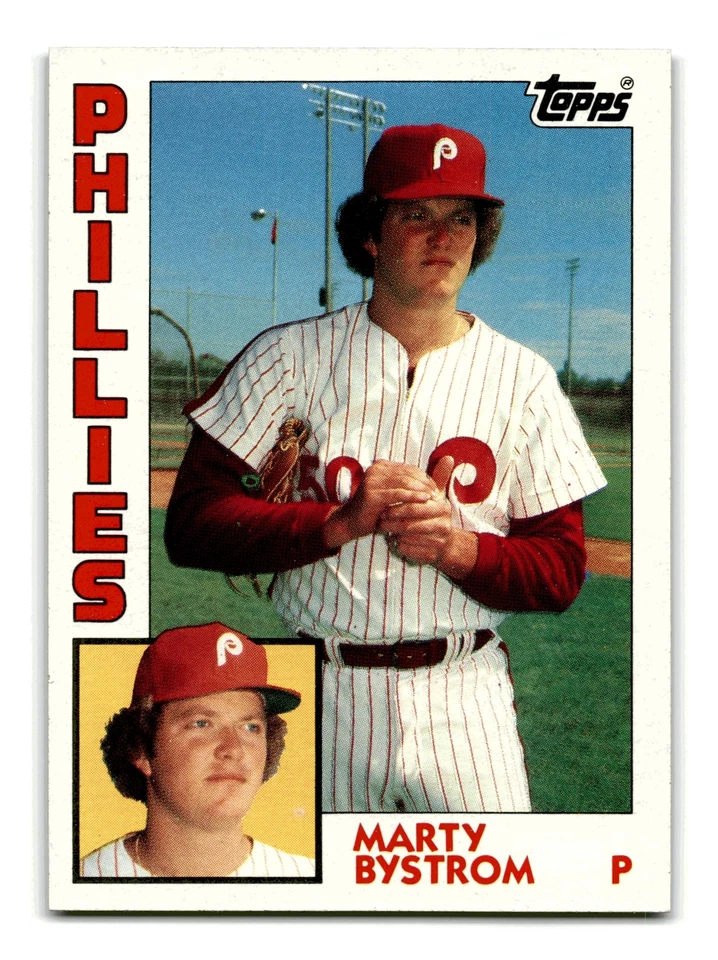 Marty Bystrom 1984 Topps #511 Philadelphia Phillies Near Mint NM - Image 1 of 2