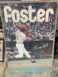 Cincinnati Reds 1970's George Foster Vintage Poster See Pics - Picture 1 of 4