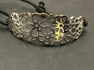 BRACCILAE ORIGINALE TATU' IN ARGENTO 925\1000 MODELLO TRAMA.META' PREZZO - Foto 1 di 4