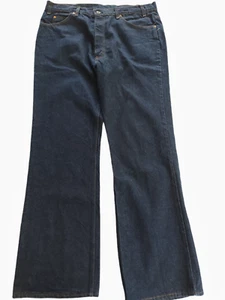 Pantalones de mezclilla LEVI'S 20517 0217 5 bolsillos naranja pestaña azul oscuro bota corte talla 40 x 32 - Imagen 1 de 12