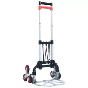 Foldable Stair Transport Trolley Aluminum Silver Stair Climbing Cart vidaXL - Picture 1 of 10