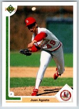 1991 UPPER DECK JUAN AGOSTO ST. LOUIS CARDINALS #788