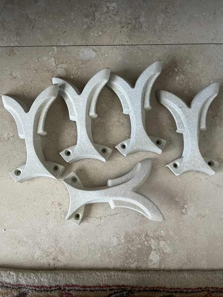 Emerson Ceiling Fan Blade Arms Set Of 5- White Stone.model#F35761316 DVAR - Image 1 of 4