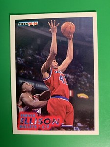 1993-94 Fleer Pervis Ellison #215 Washington Bullets