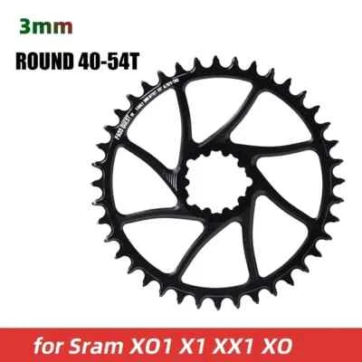 Corrente de montagem direta deslocada 3mm 40-54T dentes largos estreitos roda de corrente para SRAM - Imagem 1 de 4