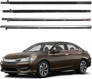 Coche fuera de la ventana de moldeo burlete sello para Honda Accord 2013-2018 - Picture 1 of 7