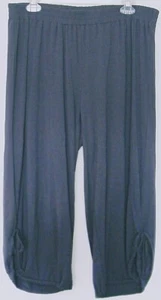 VIRTUELLE Crop PANTS TS Culottes Boho Harem drawstring cuffs ~ Women plus sz XS - Picture 1 of 3