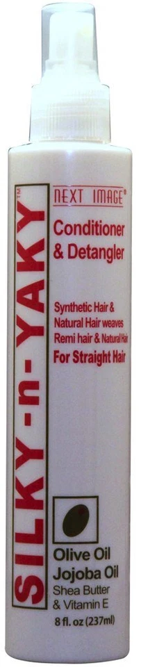Next Image Silky-n-Yaki Conditioner & Detangler with Olive Oil & Jojoba Oil 8 oz - Image 1 of 1