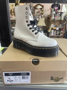 Dr. Martens Womens Jadon Zipper Ankle Fashion Combat Boots Shoes New In Box - Picture 1 of 7